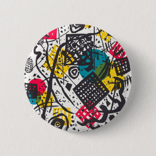 Kleine Welten V (Small Worlds V) Wassily Kandinsky Button