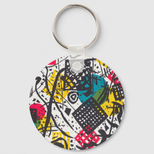 Kleine Welten V (Small Worlds V) Wassily Kandinsky Schlüsselanhänger