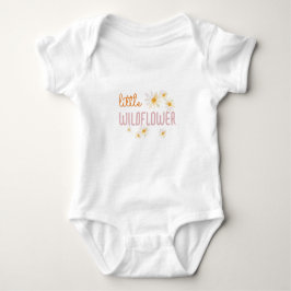 Kleine Wildblume Baby Shirt Baby Bodysuit