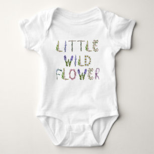 Kleine Wildblume Baby Strampler