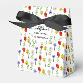 Kleine Wildblume Babydusche Geschenkschachtel