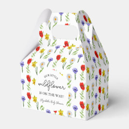 Kleine Wildblume Babydusche Geschenkschachtel
