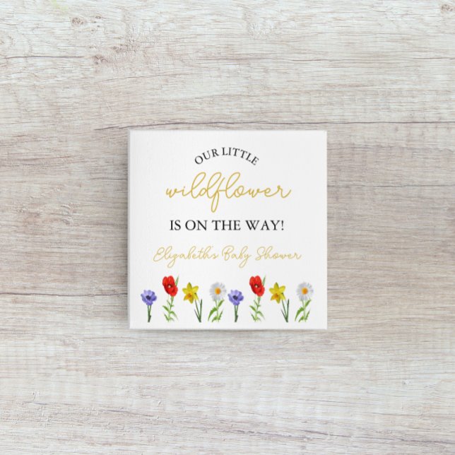 Kleine Wildblume Babydusche Serviette (Von Creator hochgeladen)