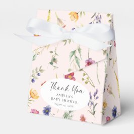 Kleine Wildblume Blumenrosa Girl Babydusche Geschenkschachtel