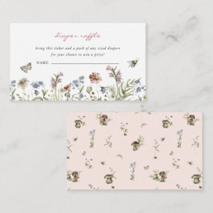 Kleine Wildblume   Einschließung des Windelwindels Begleitkarte