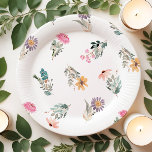 Kleine Wildblume Geburtstag oder Dusche Pappteller<br><div class="desc">Kleine Wildblume Geburtstag- oder Duschpapierplatte</div>