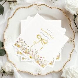 Kleine Wildblume Gelbbogen Wiesenschwanz Babydusch Serviette