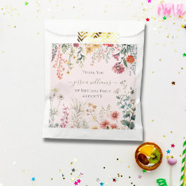 Kleine Wildblume macht einen Hübschen 1. Geburtsta Geschenktütchen