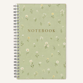 Kleine Wildblumen-Notizbuch – gepunktetes Journal Notizbuch