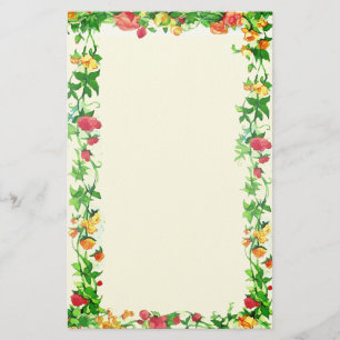 Kleine Wilde Rosen Vintage-Stil Briefpapier