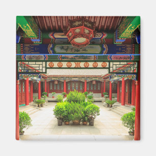 Kleine Wildgans-Tempel, China Magnet