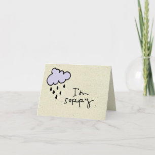 Kleine Wobbblies Es tut mir leid Karte