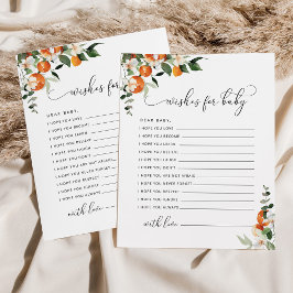 Kleine Wünsche der Süsse für die Babykarte