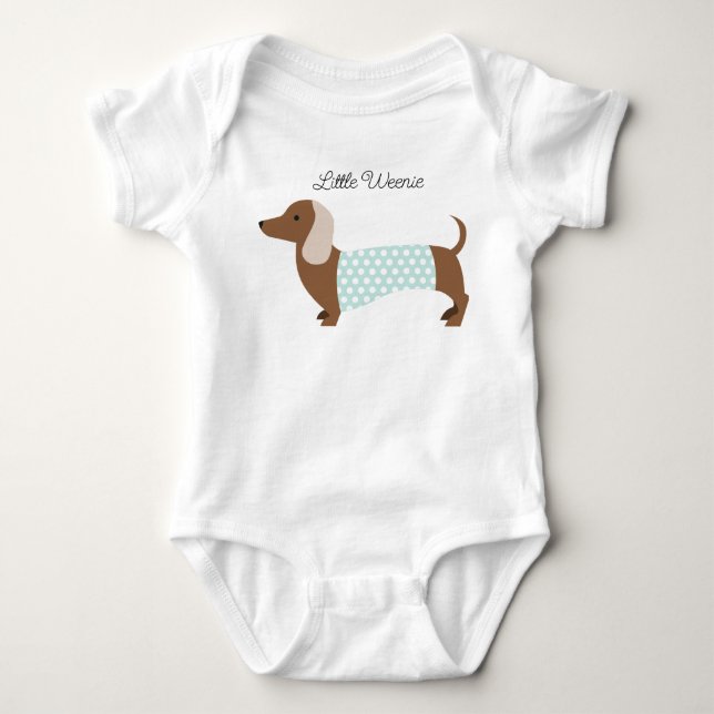 Kleine Wurst Baby Strampler (Vorderseite)