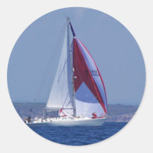 Kleine Yacht für Spinnaker