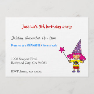 Kleine Zauberer-Geburtstagsparty Einladung