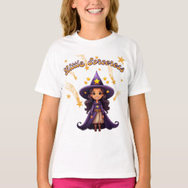 Kleine Zauberin – Halloween T-Shirt für Kinder