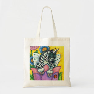KLEINE ZEBO WHIMSYNICKER, ZEBRA UNICORN Fantasy Tragetasche