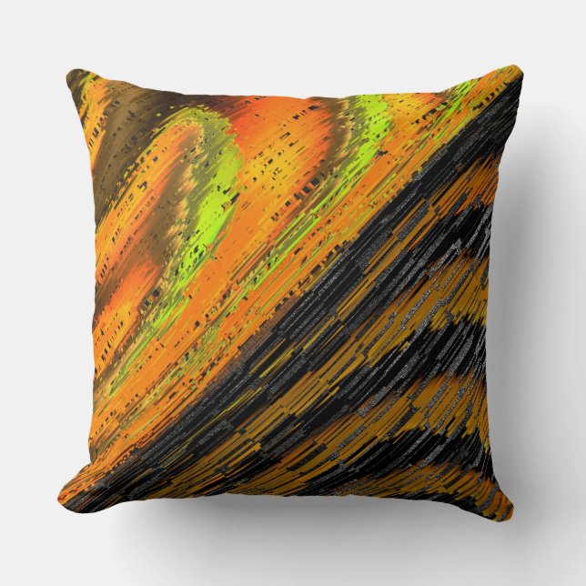 Kleine, zerbrochene und deformierte gelbliche Mosa Kissen (Vorderseite)