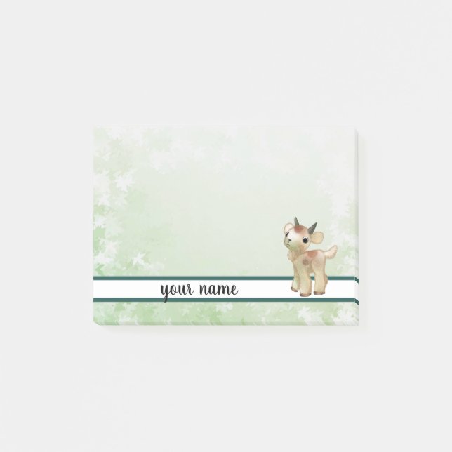 kleine Ziege Post-it Klebezettel (Vorderseite)