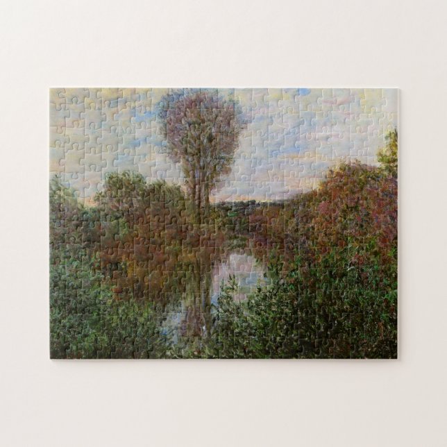 Kleine Zweigstelle des Seine Monet Feine Kunst Puzzle (Horizontal)