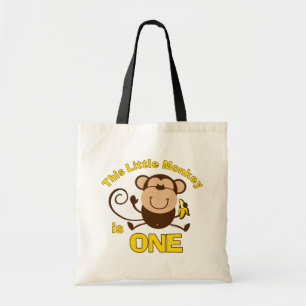 Kleiner Affe-1. Geburtstags-Jungen-Taschen-Tasche Tragetasche