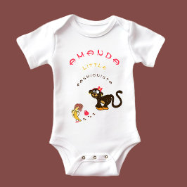 Kleiner Affe Baby Strampler