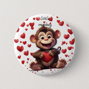 Kleiner Affe- Button