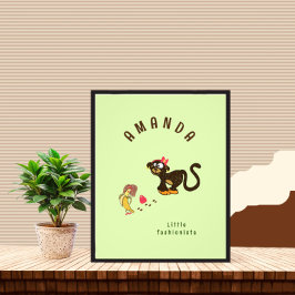 Kleiner Affe Fotodruck