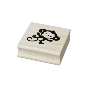 Kleiner Affe Gummistempel