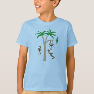 Kleiner Affe mit Baum T-Shirt