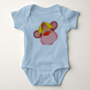 Kleiner Affe-Strampler. Baby Strampler
