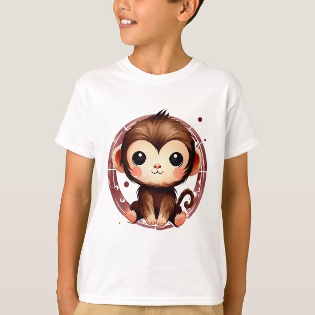 Kleiner Affe T-Shirt (Vorderseite)
