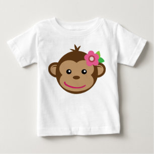 Kleiner Affe-T - Shirt (Mädchen)