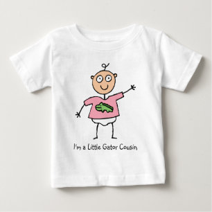 Kleiner AlligatorCousin - Mädchen Baby T-shirt