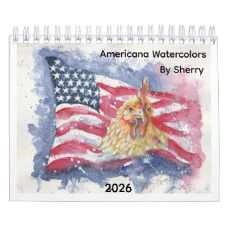 Kleiner Americana-Kalender von Sherry Jarvis Kalender