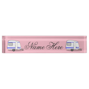 Kleiner Anhänger-Sinti und Romawohnwagen Namensplakette