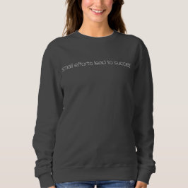 Kleiner Anstrengungen Damen Basic Sweatshirt