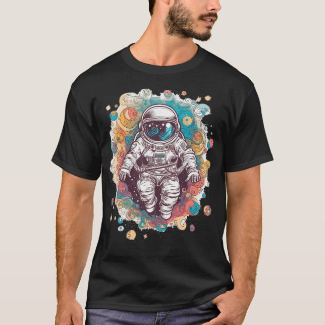 Kleiner Astronaut T-Shirt (Vorderseite)