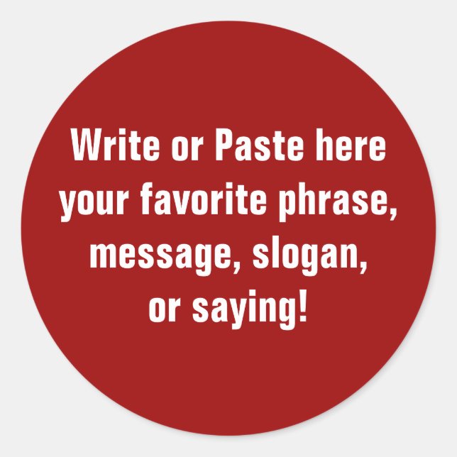 Kleiner Aufkleber (1½ Zoll) (Vorderseite)