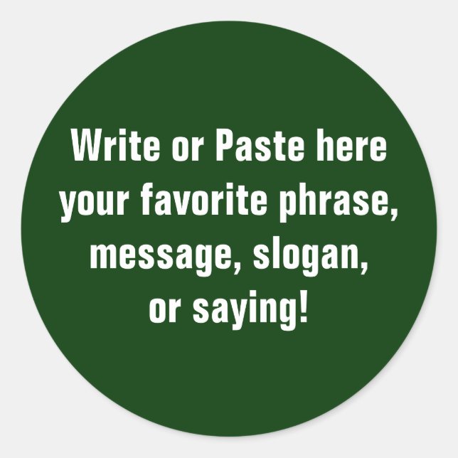 Kleiner Aufkleber (1½ Zoll) (Vorderseite)