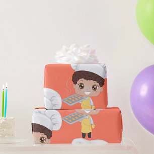 Kleiner Bäcker Geschenkpapier