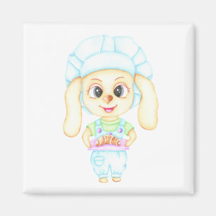 Kleiner Bäcker Magnet