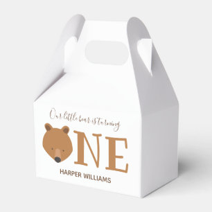 Kleiner Bär macht ein Süße Tier zum ersten Geburts Geschenkschachtel