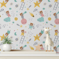 Kleiner Bär Sternchen Fantasie-Kinderzimmer