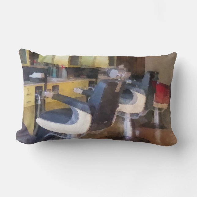 Kleiner Barberladen Lendenkissen (Vorderseite)