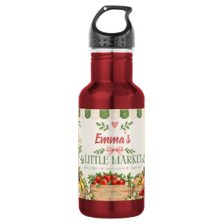 Kleiner Bauernmarkt-Geburtstags-Wasserflasche Edelstahlflasche