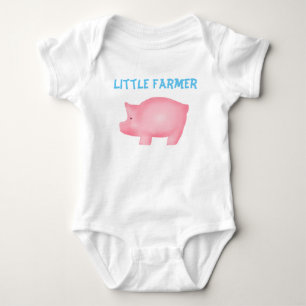 Kleiner Bauers-Schwein-Gewohnheits-Bodysuit Baby Strampler