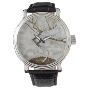 Kleiner Baum im Spätherbst von Egon Schiele Armbanduhr