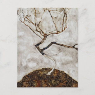 Kleiner Baum im Spätherbst von Egon Schiele Postkarte